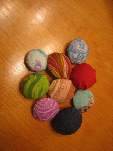I'm going to sew buttons on EVERYTHING.